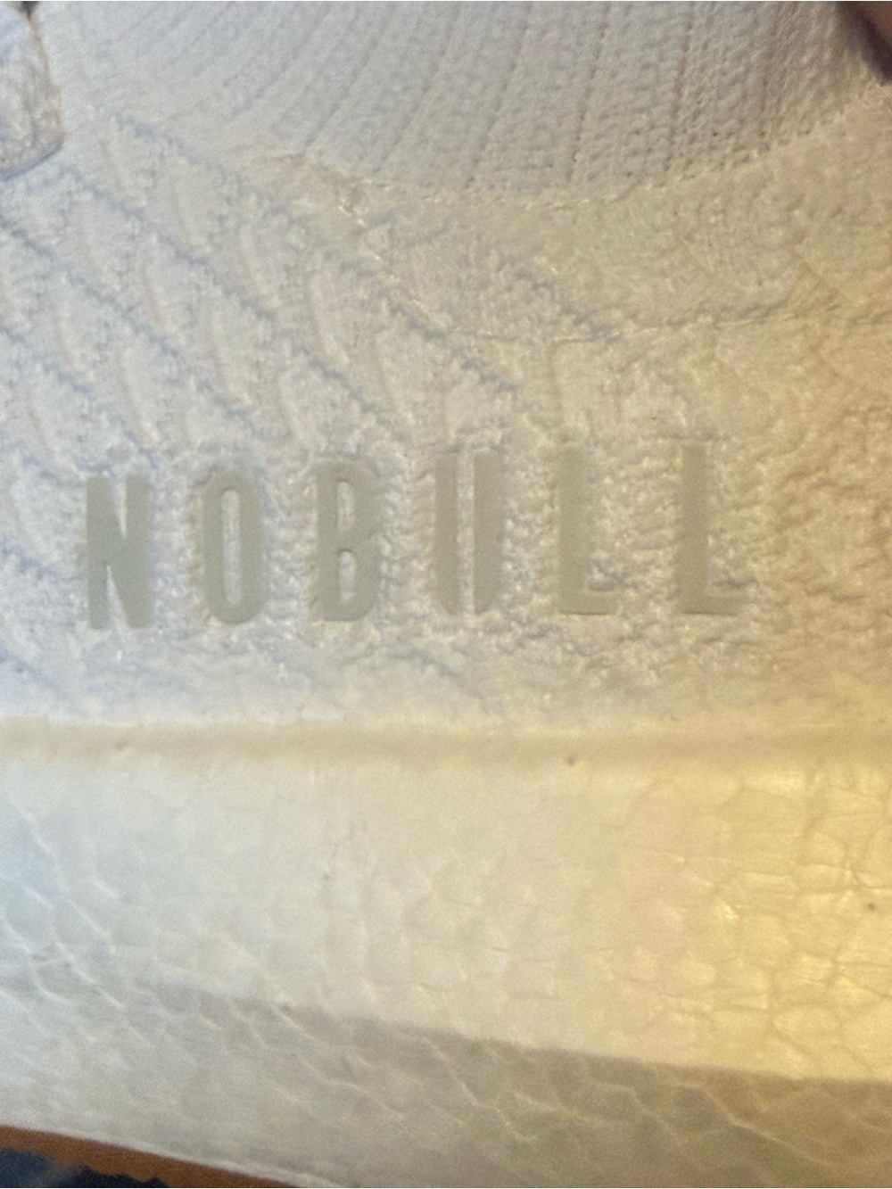 NOBULL White Knit Athletic Shoes - Picture 6 of 8